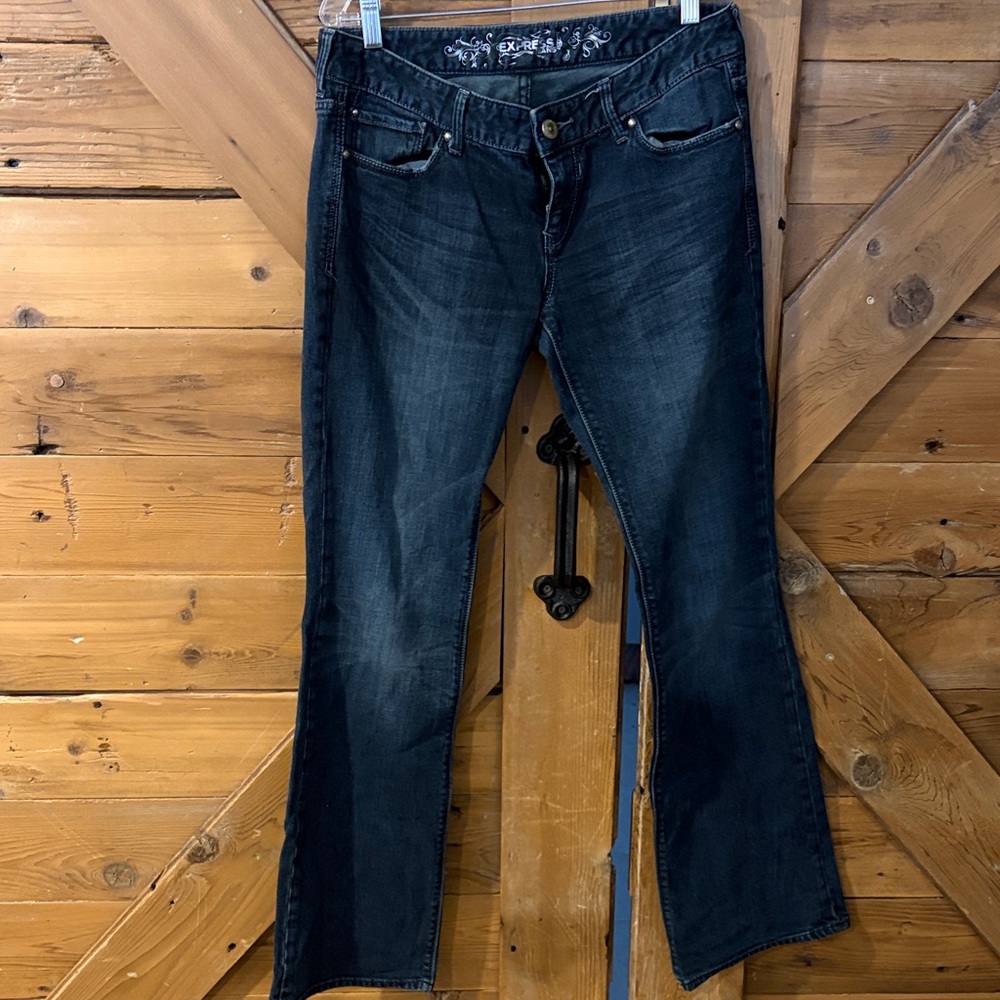 Express Midnight Blue Women's Boot Cut Jeans
